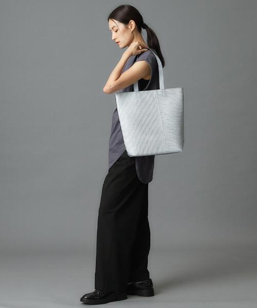 HIROKO HAYASHI（ヒロコハヤシ）の「OTTICA（オッティカ） トートバッグL（トートバッグ・レディース・グリーン/アイボリー/ブルー系その他/グレー・00）」の10枚目の写真
