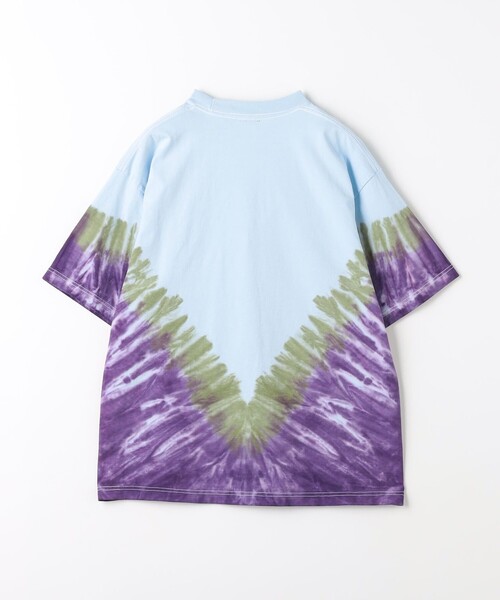 RICE NINE TEN（ライスナインテン）の「＜RICE NINE TEN＞ タイダイ Tシャツ（Tシャツ/カットソー・メンズ・ライトブルー/オフホワイト・1/2）」の3枚目の写真