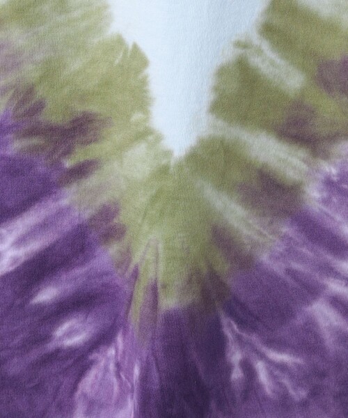 RICE NINE TEN（ライスナインテン）の「＜RICE NINE TEN＞ タイダイ Tシャツ（Tシャツ/カットソー・メンズ・ライトブルー/オフホワイト・1/2）」の7枚目の写真