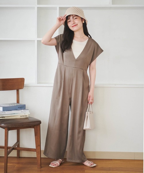 セール】【150㎝前後の小柄さんサイズ】フレンチスリーブ