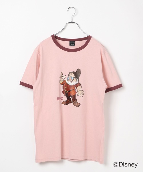 WANTO SEVENTHLETTER 7人のこびと プリント 白 Snow White and 7 dwarfs Print T-shirt 白雪姫と7人の小人