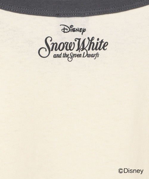 WANTO SEVENTHLETTER 7人のこびと プリント 白 Snow White and 7 dwarfs Print T-shirt 白雪姫と7人の小人