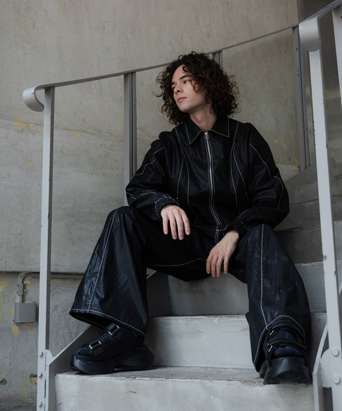 HARE（ハレ）の「【SET UP対応】3Dカーブラインパンツ(HARE)（その他パンツ・メンズ・ブラック系その他/ブラック・SMALL/MEDIUM）」の14枚目の写真