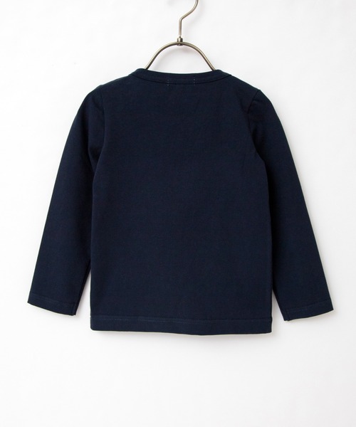 panpantutu（パンパンチュチュ）の「エンジェルカラートップス(長袖)(80-130cm)（Tシャツ/カットソー・キッズ・ブルー/ピンク/ネイビー/ライトグリーン系/スモークピンク/ミント/レッド・80ｃｍ/90cm/130cm/120cm/110cm/100cm）」の19枚目の写真