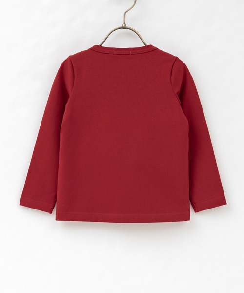 panpantutu（パンパンチュチュ）の「エンジェルカラートップス(長袖)(80-130cm)（Tシャツ/カットソー・キッズ・ブルー/ピンク/ネイビー/ライトグリーン系/スモークピンク/ミント/レッド・80ｃｍ/90cm/130cm/120cm/110cm/100cm）」の9枚目の写真