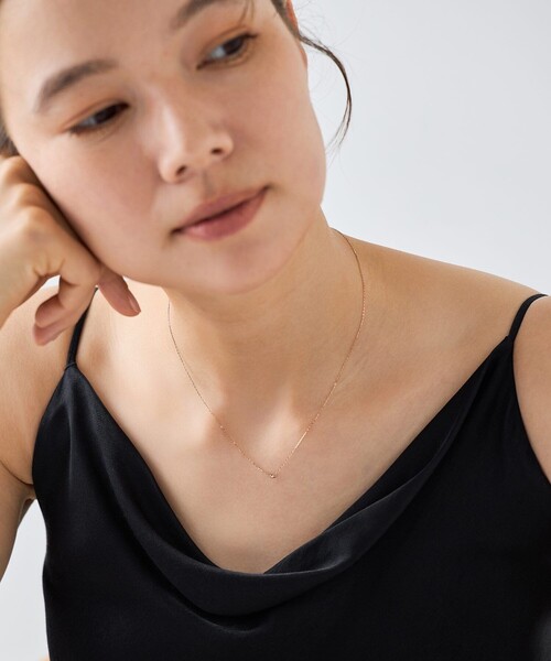 ete（エテ）の「○[レイヤー] K18MPG プチ ネックレス（ネックレス