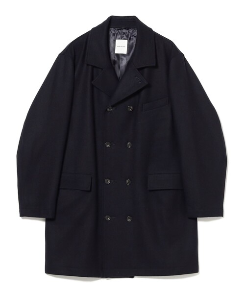 sage de cret(サージュデクレ)の「sage de cret / super120' メルトン セミダブルコート(その他アウター・メンズ・ネイビー・MEDIUM/SMALL)」の1枚目の写真