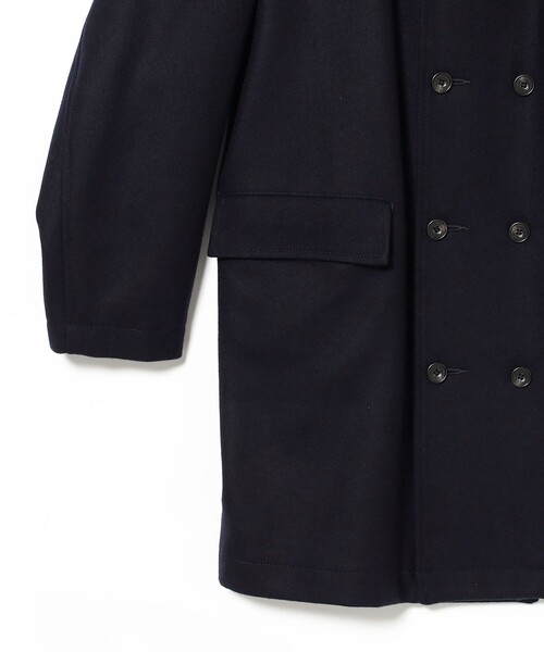 sage de cret(サージュデクレ)の「sage de cret / super120' メルトン セミダブルコート(その他アウター・メンズ・ネイビー・MEDIUM/SMALL)」の4枚目の写真