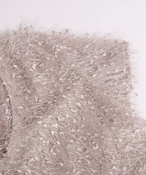 AMELY（エミリー）の「フェザーフリンジ ペプラムトップス（その他トップス・レディース・ブラック/ベージュ/ホワイト/ピンク・フリー）」の14枚目の写真