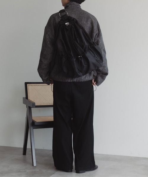 epnok（エプノック）の「シャーリングナップサック（バックパック/リュック・メンズ・ブラック・ONE SIZE）」の9枚目の写真