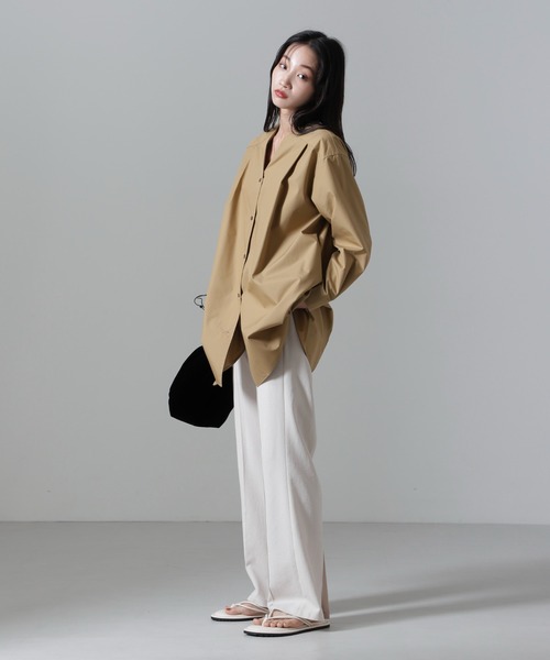 NANO universe（ナノユニバース）の「AラインVネックチュニック