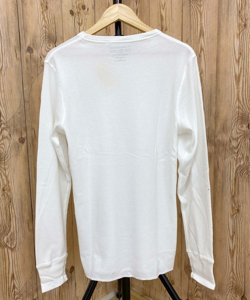 AVIREX(アヴィレックス)の「長袖 サーマル クルーネック Tシャツ デイリーウェア(Tシャツ/カットソー・メンズ・オリーブ/ブラック/ネイビー/杢グレー/ホワイト・XL/2XL/L/M)」の9枚目の写真