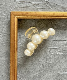 SOROTTO（ソロット）の「選べるの6種のパールヘアアクセサリー　ヘアクリップ　ヘアゴム（バレッタ/ヘアクリップ）」