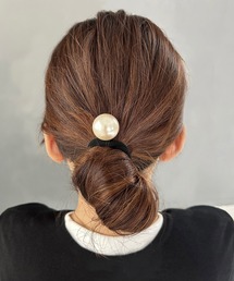 SOROTTO（ソロット）の「選べるの6種のパールヘアアクセサリー　ヘアクリップ　ヘアゴム（バレッタ/ヘアクリップ）」