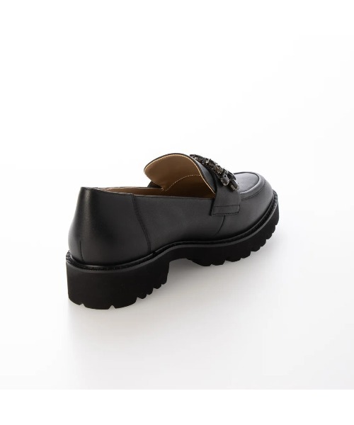 Mode et Jacomo（モードエジャコモ）の「厚底ビジューローファー（ローファー・レディース・ブラック/ライトブラック・22.5cm/24.5cm/24cm/23.5cm/23cm）」の4枚目の写真