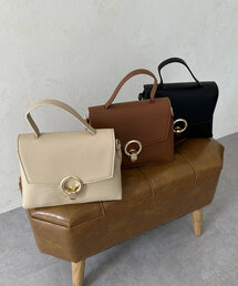 Thevon | GLDバックル合皮ショルダー(ショルダーバッグ)