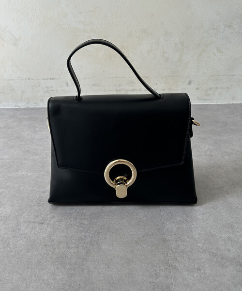 Thevon(ゼボン)の「GLDバックル合皮ショルダー(ショルダーバッグ・レディース・ブラック/グレイッシュベージュ/ブラウン・FREE)」の22枚目の写真