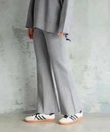 HEREIAM | 【HEREIAM】マシンウォッシャブル可/ファインタッチフレアニットパンツ(その他パンツ)