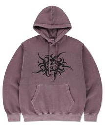 MAHAGRID（マハグリッド）の「『mahagrid/マハグリッド』 TRIBAL ECLIPSE PIGMENT HOODIE/トライバル エクリプス ピグメントフーディー（パーカー）」