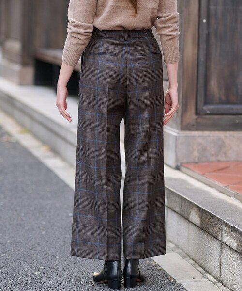 DRESSTERIOR（ドレステリア）の「チェックワイドパンツ（その他パンツ・レディース・ブラウン系その他3・34/36/38/40）」の5枚目の写真