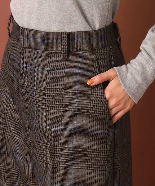 DRESSTERIOR（ドレステリア）の「チェックワイドパンツ（その他パンツ・レディース・ブラウン系その他3・34/36/38/40）」の13枚目の写真