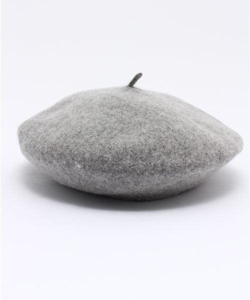 one after another NICE CLAUP(ワンアフターアナザーナイスクラップ)の「【ナイスクラップ】フェルトベレー帽(ハンチング/ベレー帽・レディース・ボルドー/グレー/ベージュ/ブラック・FREE)」の1枚目の写真