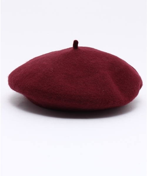 one after another NICE CLAUP(ワンアフターアナザーナイスクラップ)の「【ナイスクラップ】フェルトベレー帽(ハンチング/ベレー帽・レディース・ボルドー/グレー/ベージュ/ブラック・FREE)」の4枚目の写真