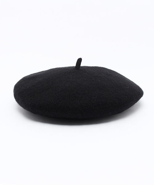 one after another NICE CLAUP(ワンアフターアナザーナイスクラップ)の「【ナイスクラップ】フェルトベレー帽(ハンチング/ベレー帽・レディース・ボルドー/グレー/ベージュ/ブラック・FREE)」の2枚目の写真