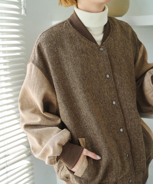 unclip（アンクリップ）の「ツィードブルゾン（ブルゾン）」 - WEAR