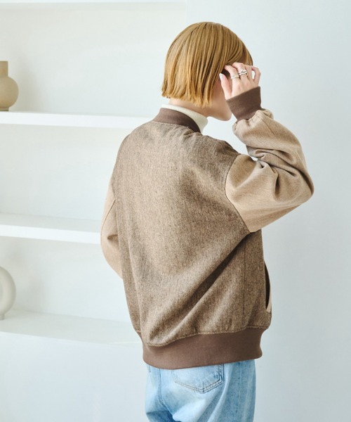 unclip（アンクリップ）の「ツィードブルゾン（ブルゾン）」 - WEAR