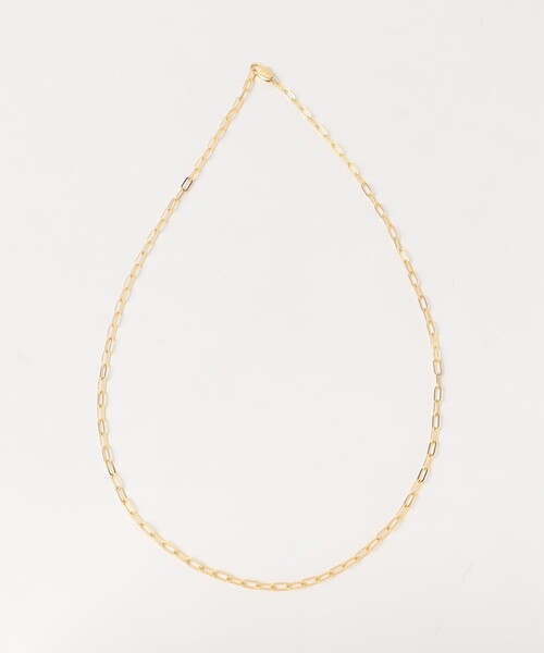 BEAUTY&YOUTH UNITED ARROWS（ビューティーアンドユースユナイテッドアローズ）の「ブラス ペーパークリップ チェーン ネックレス（ネックレス・メンズ・ゴールド/シルバー・FREE）」の3枚目の写真