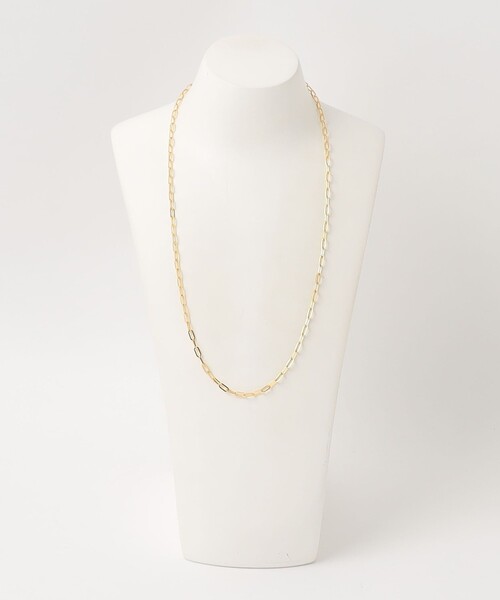 BEAUTY&YOUTH UNITED ARROWS（ビューティーアンドユースユナイテッドアローズ）の「ブラス ペーパークリップ チェーン ネックレス（ネックレス・メンズ・ゴールド/シルバー・FREE）」の6枚目の写真