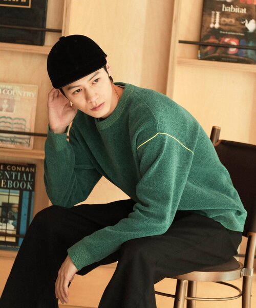 ハク　basemarkニット セール】ボーダーケガキトップス（ニット/セーター）｜Bab（バブ）の