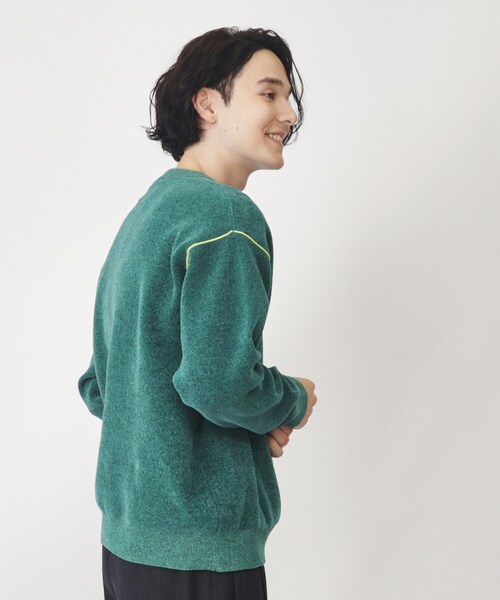 THE SHOP TK (ザ ショップ ティーケー )の「◆【ハグするニット】モールニットクルーネック 親子リンク/ユニセックス(ニット/セーター・メンズ・ネイビー/ボルドー/チャコールグレー/オフホワイト/ブルーグリーン/ブラウン系・04/03/02/01)」の13枚目の写真