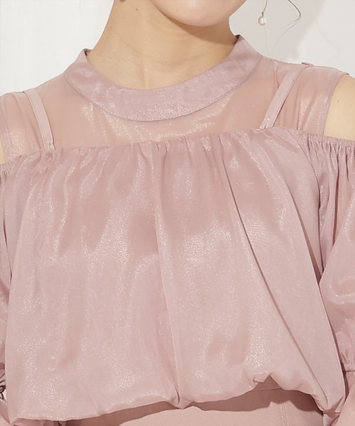 WILLSELECTION（ウィルセレクション）の「リボンビスチェ付きドレス（ドレス・レディース・ピンク・FREE）」の9枚目の写真