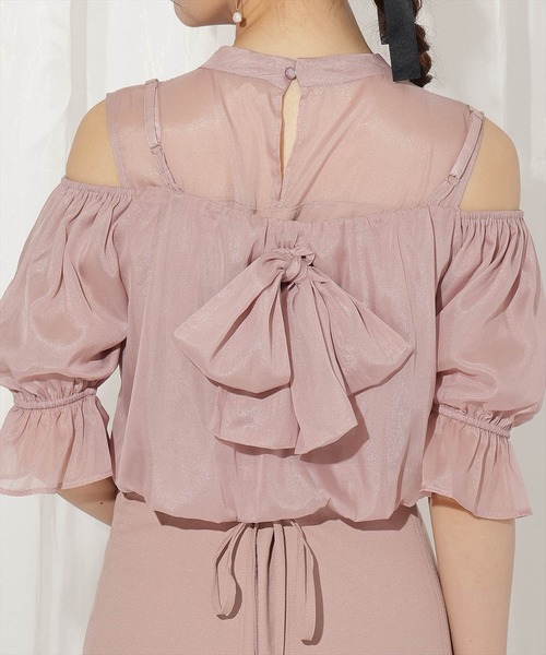 WILLSELECTION（ウィルセレクション）の「リボンビスチェ付きドレス（ドレス・レディース・ピンク・FREE）」の10枚目の写真