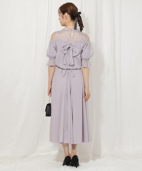 WILLSELECTION（ウィルセレクション）の「リボンビスチェ付きドレス（ドレス・レディース・ピンク・FREE）」の2枚目の写真