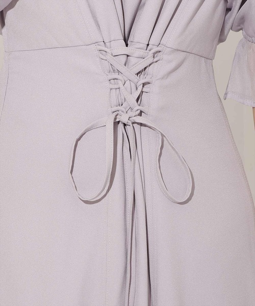 WILLSELECTION（ウィルセレクション）の「リボンビスチェ付きドレス（ドレス・レディース・ピンク・FREE）」の5枚目の写真