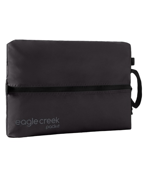 EagleCreek(イーグルクリーク)の「EagleCreek/PACK-IT ISOLATE SHOE SAC/アイソレートシューサック(トラベルグッズ・メンズ・グレー/ブラック・FREE)」の4枚目の写真
