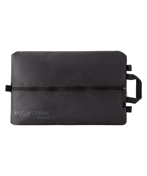 EagleCreek(イーグルクリーク)の「EagleCreek/PACK-IT ISOLATE SHOE SAC/アイソレートシューサック(トラベルグッズ・メンズ・グレー/ブラック・FREE)」の5枚目の写真