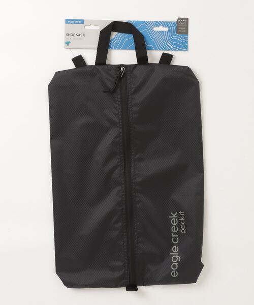 EagleCreek(イーグルクリーク)の「EagleCreek/PACK-IT ISOLATE SHOE SAC/アイソレートシューサック(トラベルグッズ・メンズ・グレー/ブラック・FREE)」の13枚目の写真