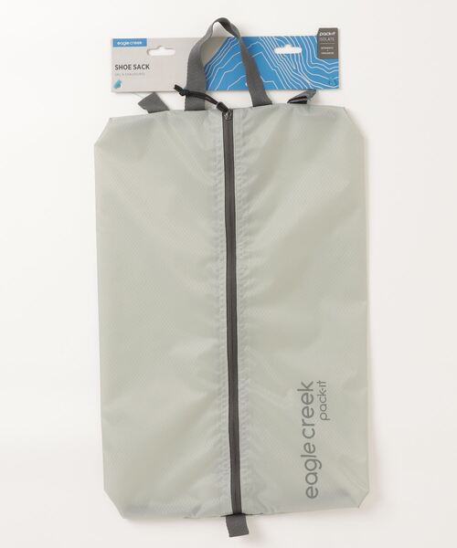 EagleCreek(イーグルクリーク)の「EagleCreek/PACK-IT ISOLATE SHOE SAC/アイソレートシューサック(トラベルグッズ・メンズ・グレー/ブラック・FREE)」の15枚目の写真