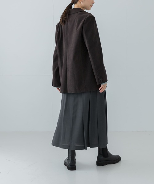 URBAN RESEARCH（アーバンリサーチ）の「梳毛ライクプリーツスカート（スカート・レディース・グレー/チャコールグレー・36/38）」の5枚目の写真