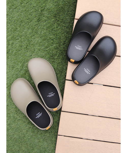 FRONTIER(フロンティア)の「【bi×sole/バイソール】EVAスリッポン / 都会のサンダル /EVA素材/防水 /スリッポン/軽量(スリッポン・レディース・ブラック/ベージュ・23/24/25)」の3枚目の写真