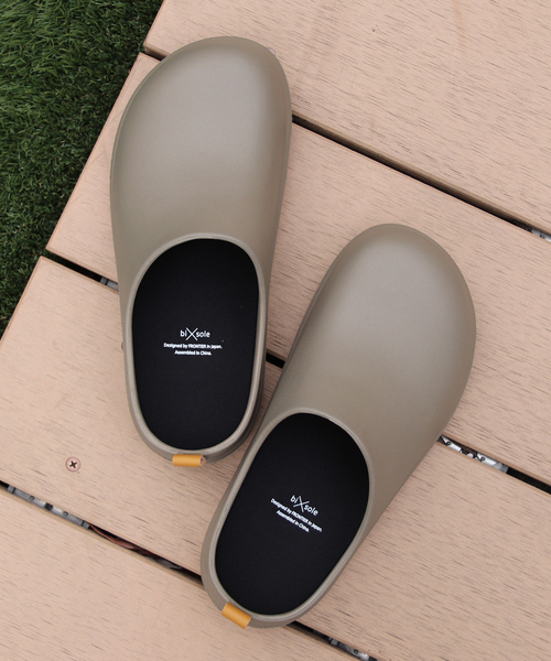 FRONTIER(フロンティア)の「【bi×sole/バイソール】EVAスリッポン / 都会のサンダル /EVA素材/防水 /スリッポン/軽量(スリッポン・レディース・ブラック/ベージュ・23/24/25)」の5枚目の写真