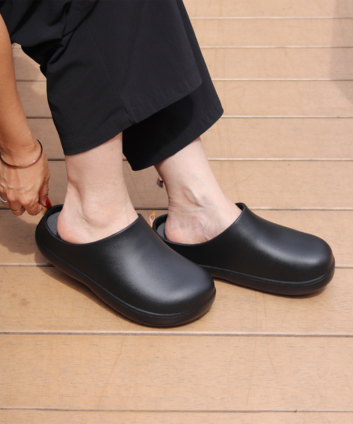 FRONTIER(フロンティア)の「【bi×sole/バイソール】EVAスリッポン / 都会のサンダル /EVA素材/防水 /スリッポン/軽量(スリッポン・レディース・ブラック/ベージュ・23/24/25)」の6枚目の写真
