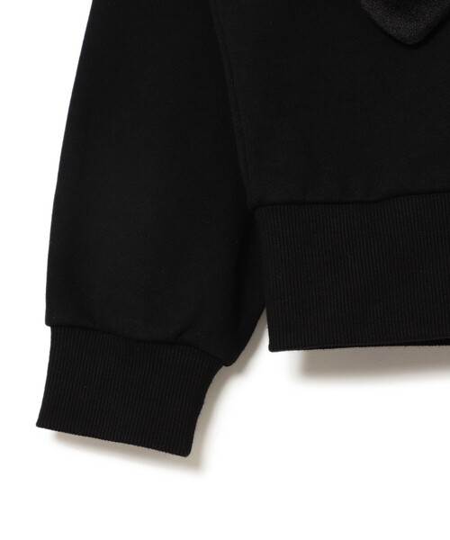 CAROLINA GLASER（カロリナ グレイサー）の「ハートモチーフ スウェット（スウェット・レディース・サックスブルー/ブラック・ONE SIZE）」の19枚目の写真