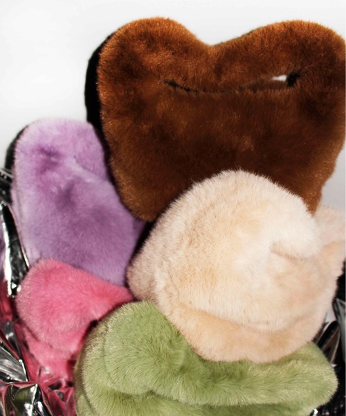 LE VERNIS(ル・ベルニ)の「LE VERNIS(ル・ベルニ)Fake fur micro bag(ハンドバッグ・レディース・ライトベージュ/パープル/オレンジ/ブラウン/グリーン/ピンク・FREE)」の20枚目の写真