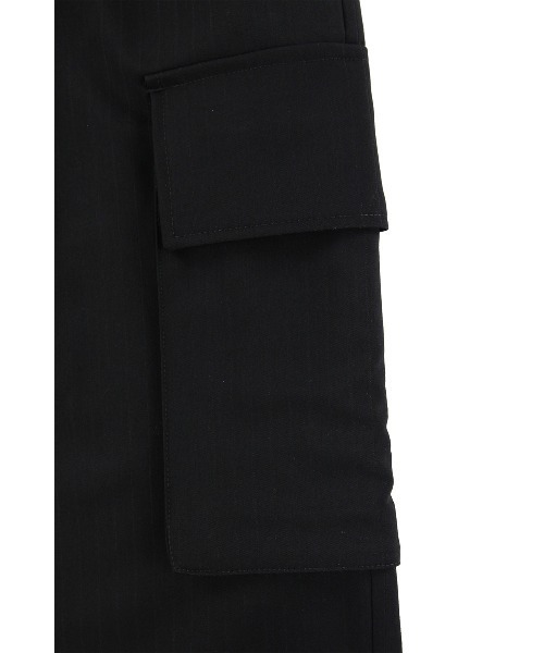 ALEXIA STAM（アリシアスタン）の「Pinstripe Layered Skirt /ピンストライプレイヤードスカート（スカート・レディース・ブラック/グレー・S/M）」の22枚目の写真