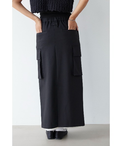 ALEXIA STAM（アリシアスタン）の「Pinstripe Layered Skirt /ピンストライプレイヤードスカート（スカート・レディース・ブラック/グレー・S/M）」の10枚目の写真